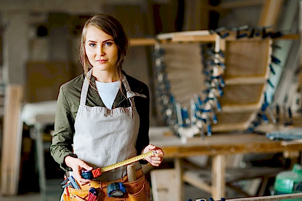 woman working in Vancouver after being accepted via BC Provincial Nominee Program for Skilled Workers